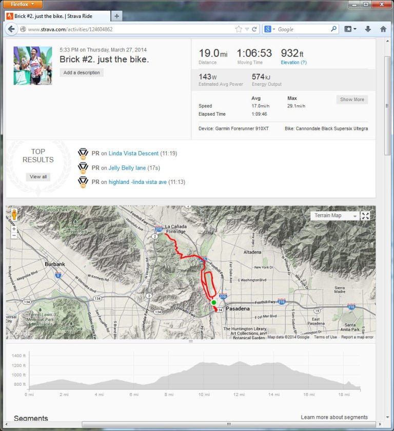 Brick #2. just the bike.  Strava Ride - Mozilla Firefox 3282014 64125 AM