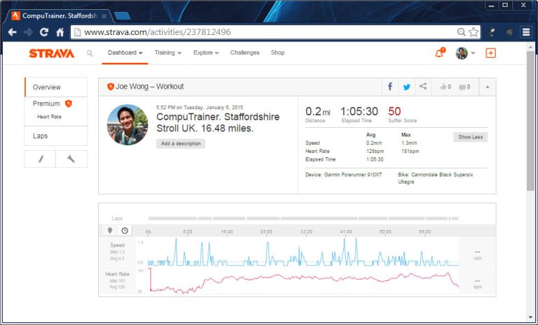 CompuTrainer. Staffordshire Stroll UK. 16.48 miles.  Ride  Strava - Google Chrome 162015 90051 PM