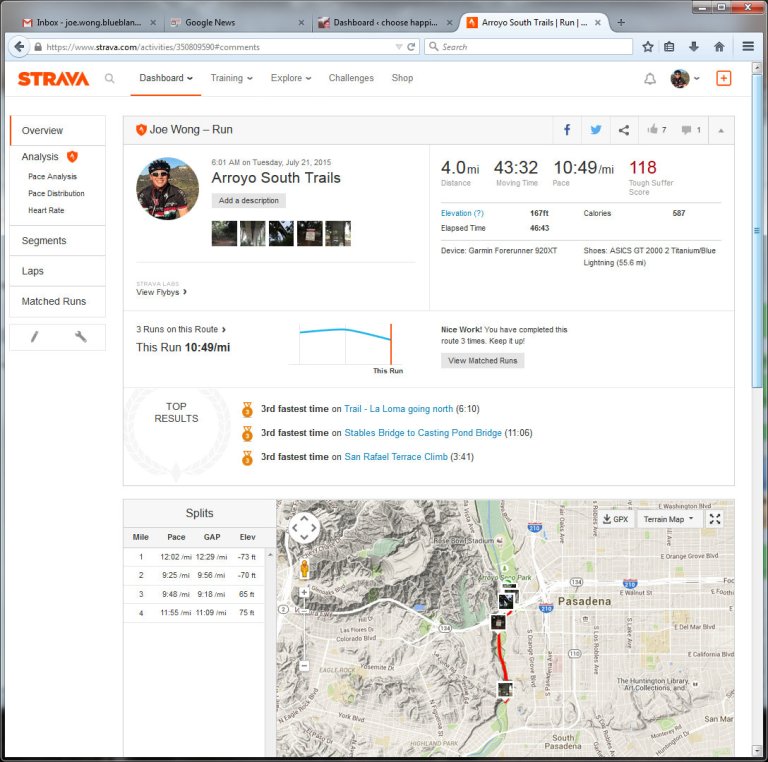 Arroyo South Trails Run Strava - Mozilla Firefox 7212015 41441 PM