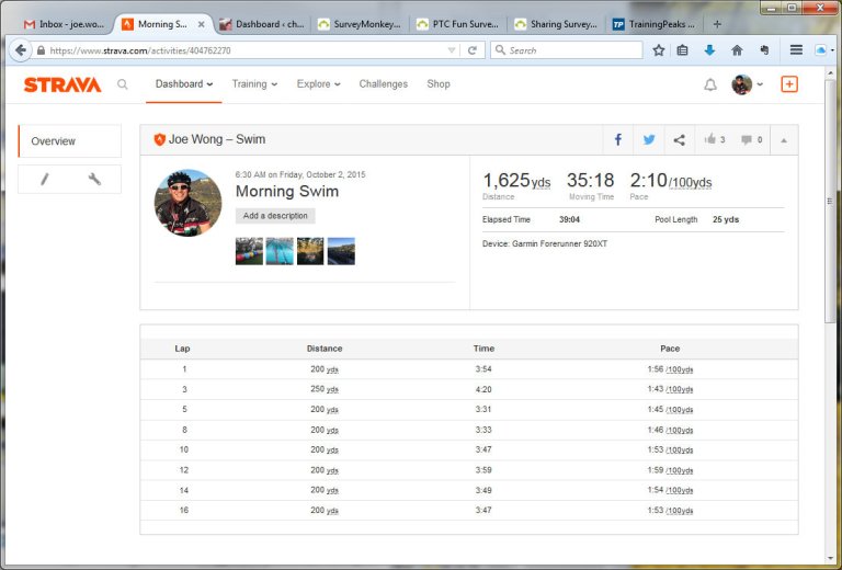 Morning Swim Swim Strava - Mozilla Firefox 1022015 90843 AM